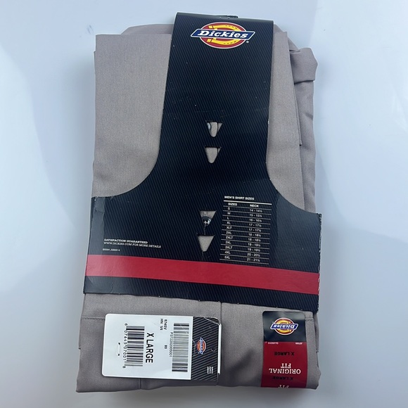 Dickies Long Sleeve Twill Work Shirt S100-12 - Picture 4 of 4